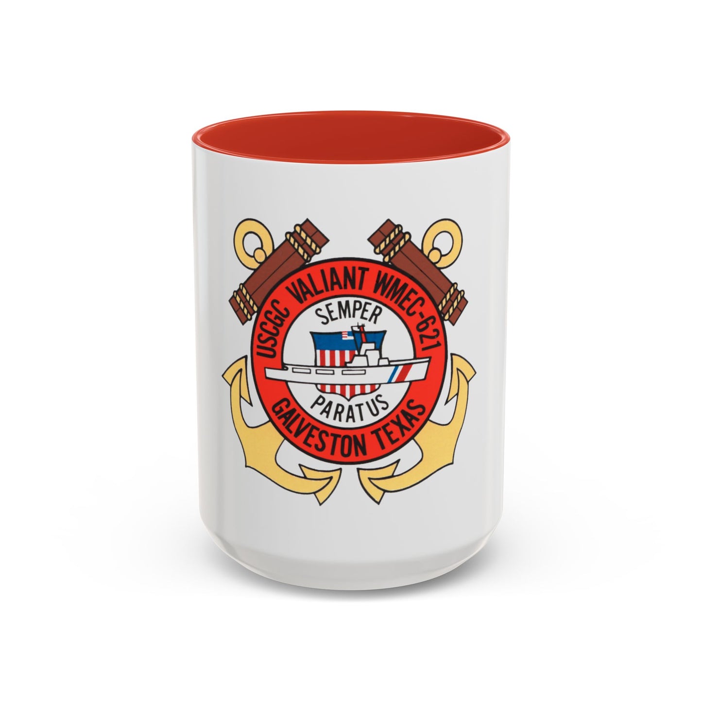 USCGC Valiant WMEC 621 (U.S. Coast Guard) Accent Coffee Mug
