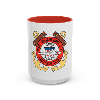 USCGC Valiant WMEC 621 (U.S. Coast Guard) Accent Coffee Mug