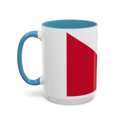 Flag of the City of Utrecht the capital of the province of Utrecht Netherlands - Accent Coffee Mug