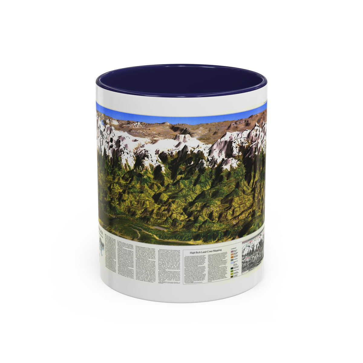 High Himalaya (1988) (Map) Accent Coffee Mug