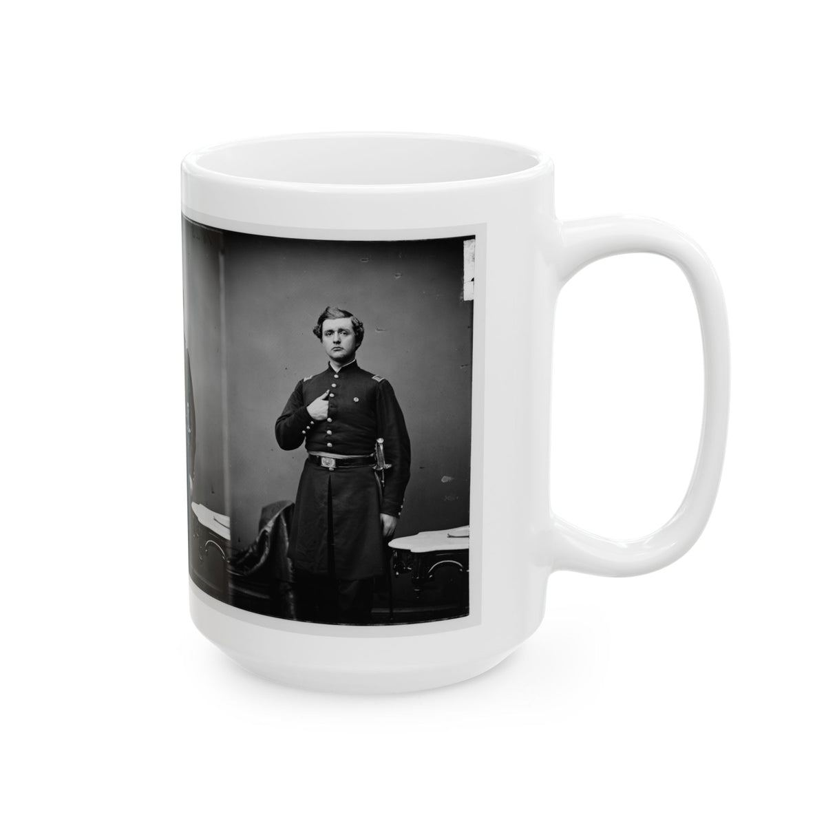 Adj. L.C. Parmalee, 2nd U.S. Sharpshooter (U.S. Civil War) White Coffee Mug