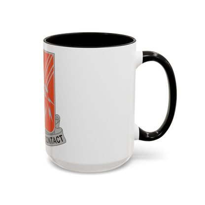 440 Signal Battalion (U.S. Army) Accent Coffee Mug
