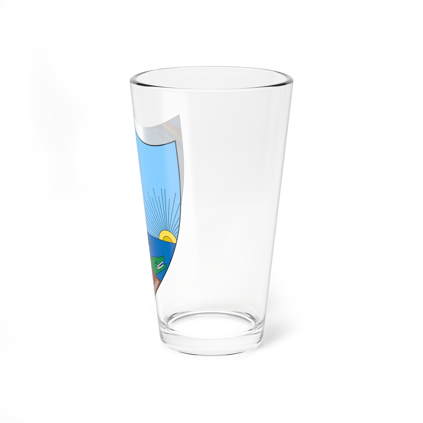 Coat of arms of Venezuela 1811 (Venezuela) (Coat of Arms) Pint Glass 16oz