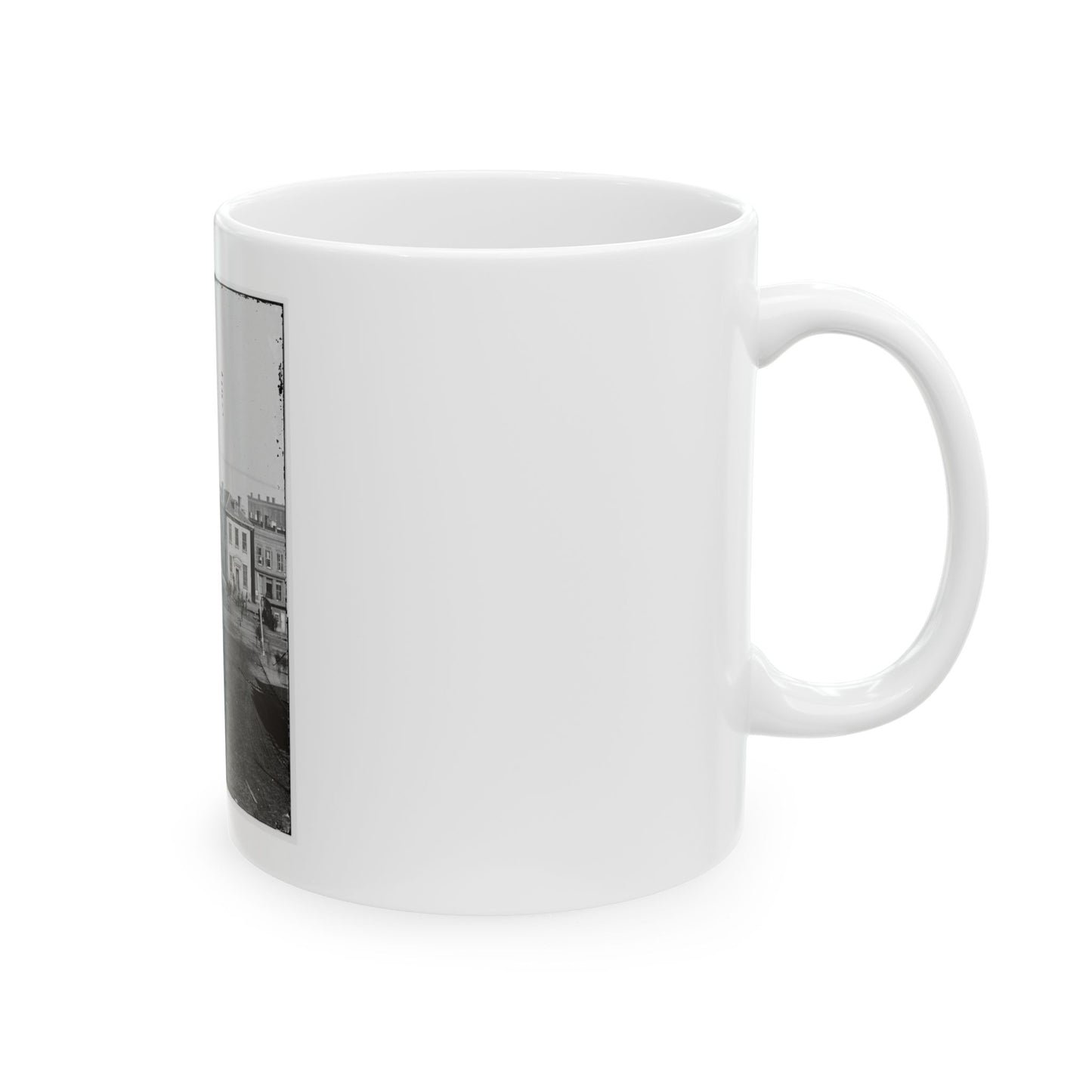 Atlanta, Georgia. View On Whitehall Street (U.S. Civil War) White Coffee Mug