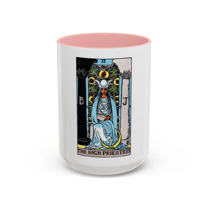 The High Priestess (Tarot Card) Accent Coffee Mug