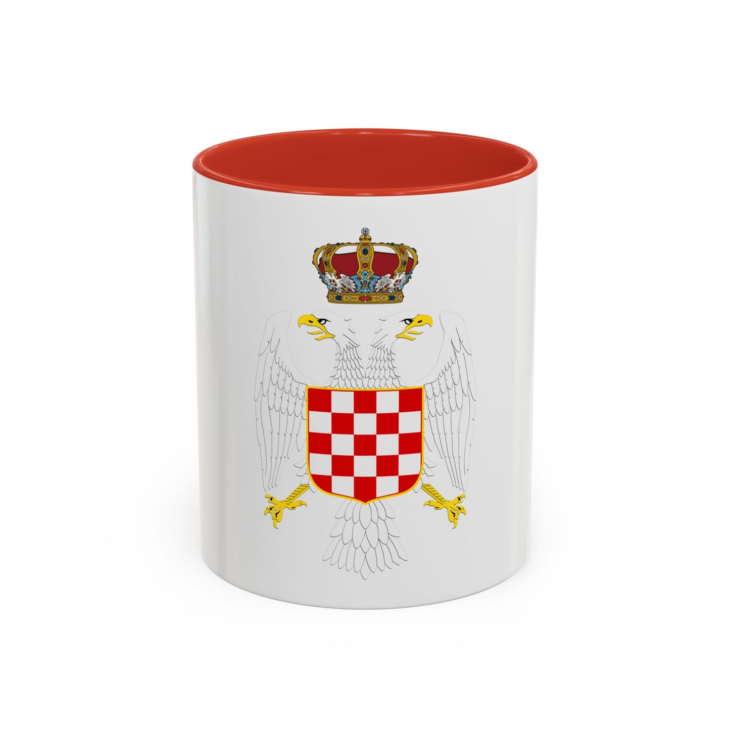 Greater coat of arms of the Banate of Croatia - Accent Coffee Mug