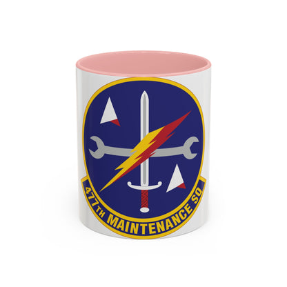 477th Maintenance Squadron (U.S. Air Force) Accent Coffee Mug