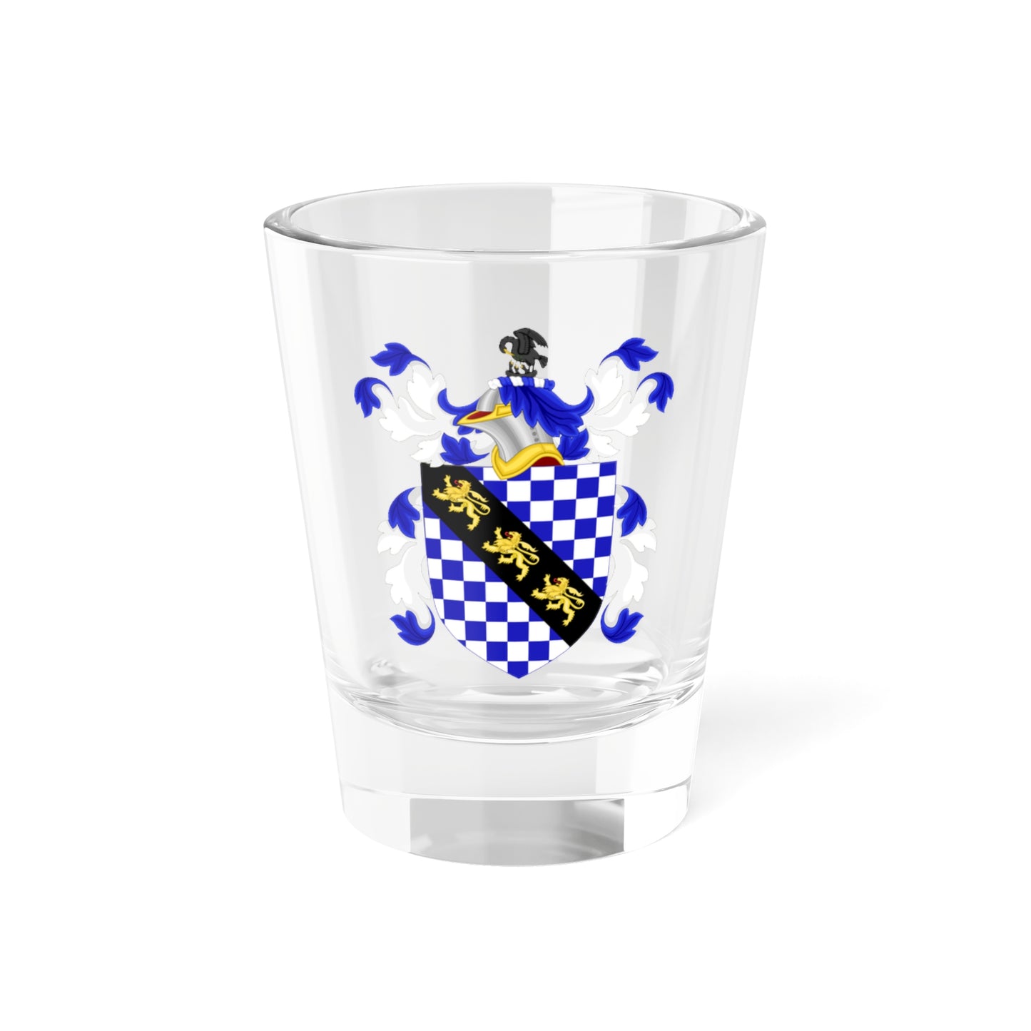 Coat of Arms of John Chandler (United States) (Coat of Arms) Shot Glass 1.5oz