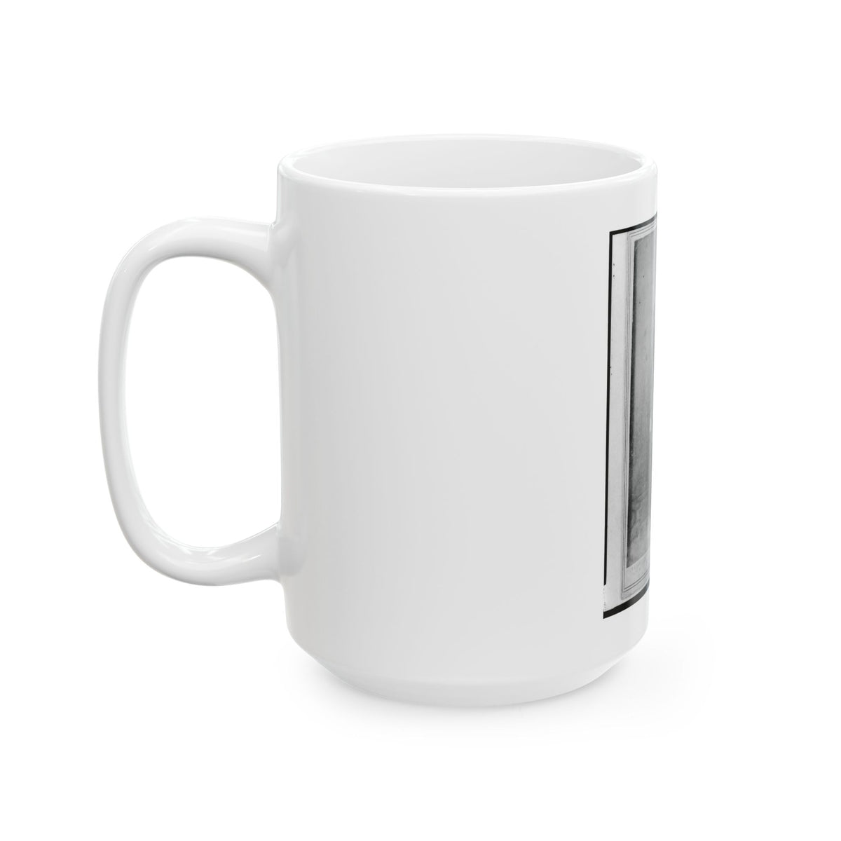 Colonel Geza Milahotzy, Union Officer In The 24th Illinois Infantry Regiment, Full-Length Portrait, Standing, Facing Front (U.S. Civil War) White Coffee Mug