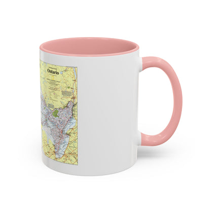 Canada - Ontario 1 (1996 (Map) Accent Coffee Mug