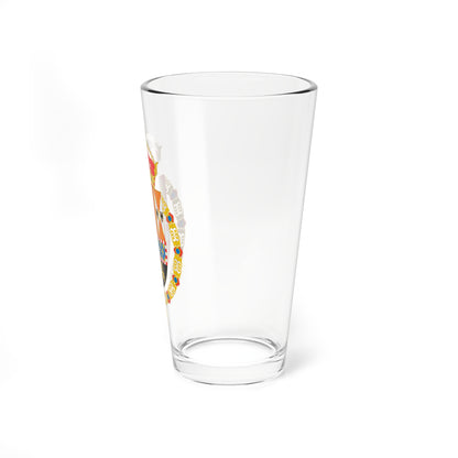Escudo de Armas de Felipe II de España (Spain) (Coat of Arms) Pint Glass 16oz