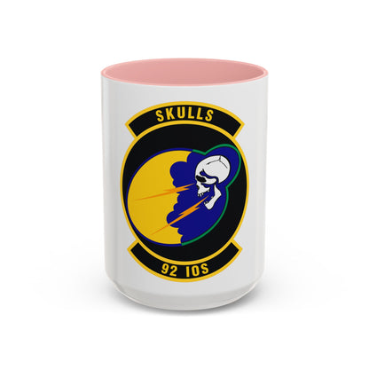 92 Information Operations Squadron ACC (U.S. Air Force) Accent Coffee Mug