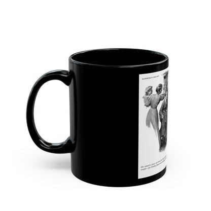 Ferry Tavern, part three, Woman's Day, August 1947 - Black Coffee Mug-Go Mug Yourself