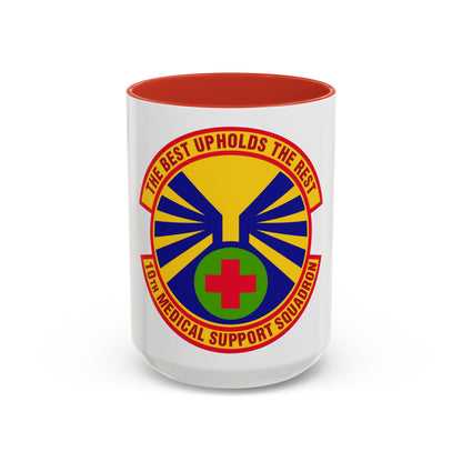 10th Medical Support Squadron (U.S. Air Force) Accent Coffee Mug