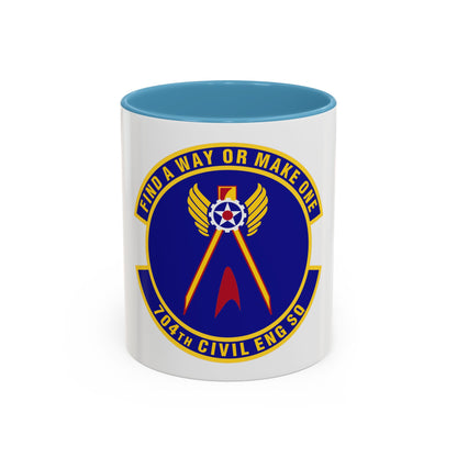 704th Civil Engineer Squadron (U.S. Air Force) Accent Coffee Mug