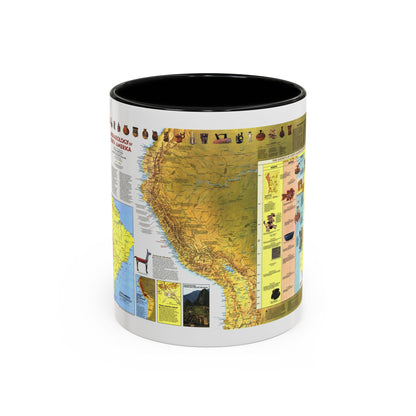 South America - Archaeology (1982) (Map) Accent Coffee Mug
