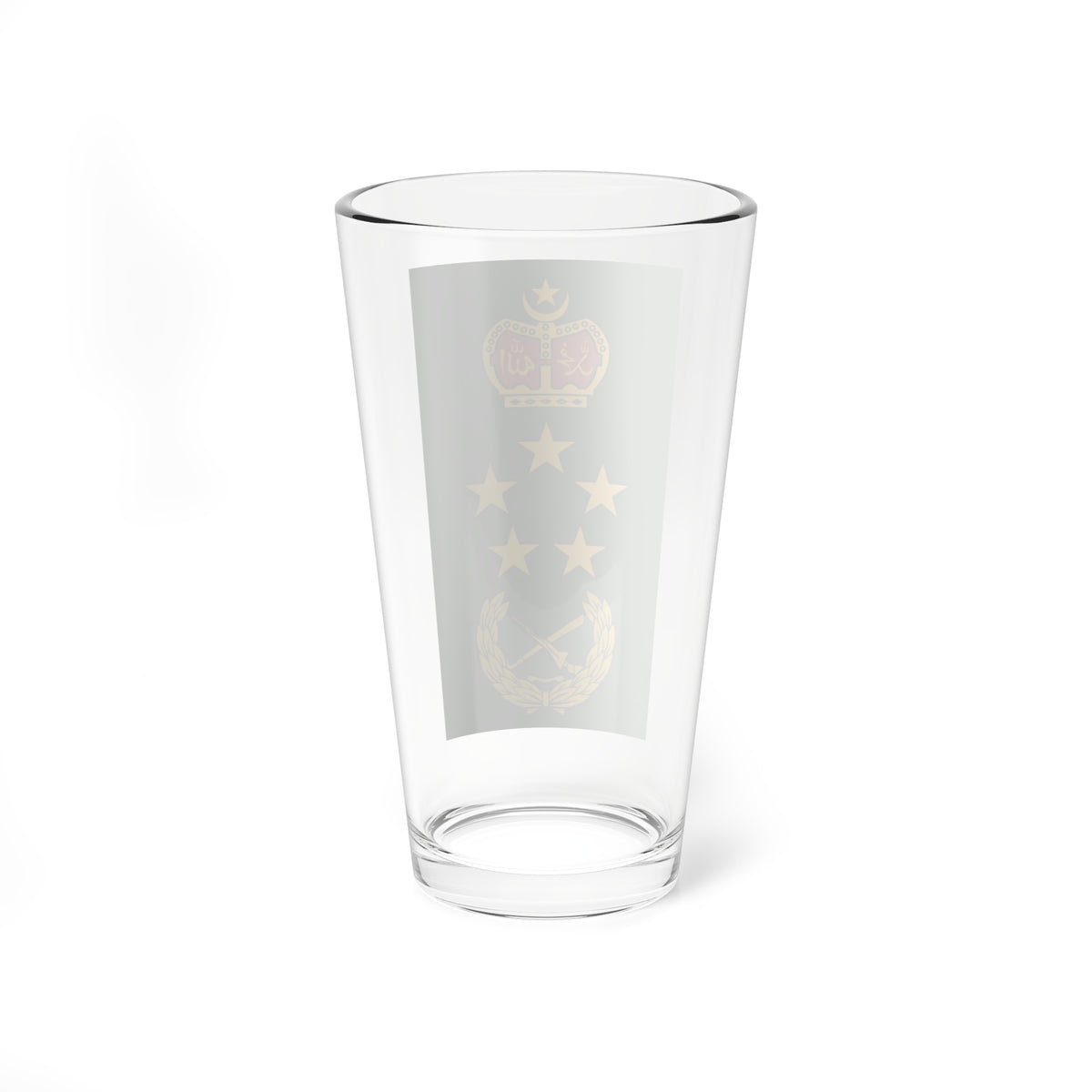Malaysia army OF 10 (Malaysia) (Military Rank) Pint Glass 16oz