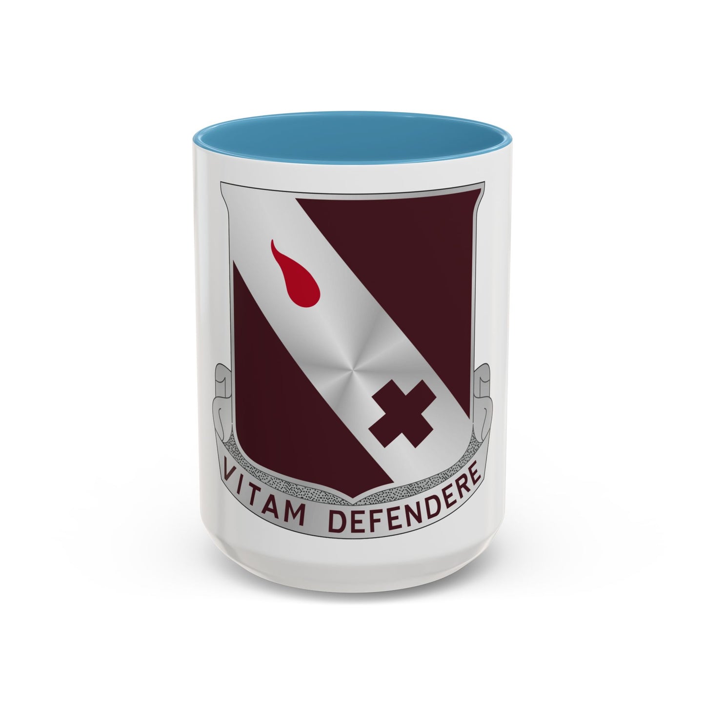 327 Medical Battalion (U.S. Army) Accent Coffee Mug