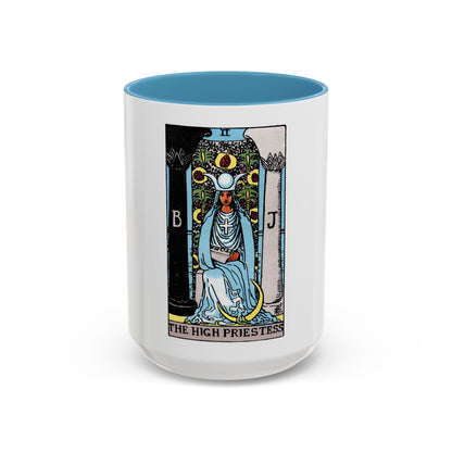 The High Priestess (Tarot Card) Accent Coffee Mug