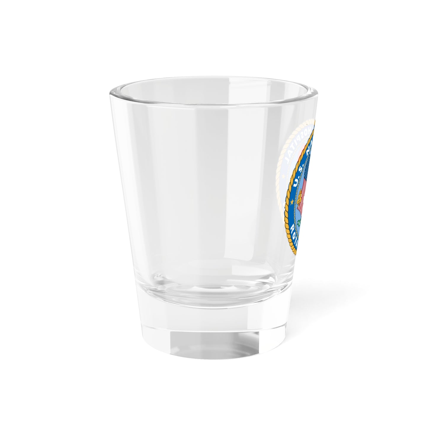 Verre à liqueur de l'hôpital naval américain de Rota, Espagne (US Navy), 42,5 g