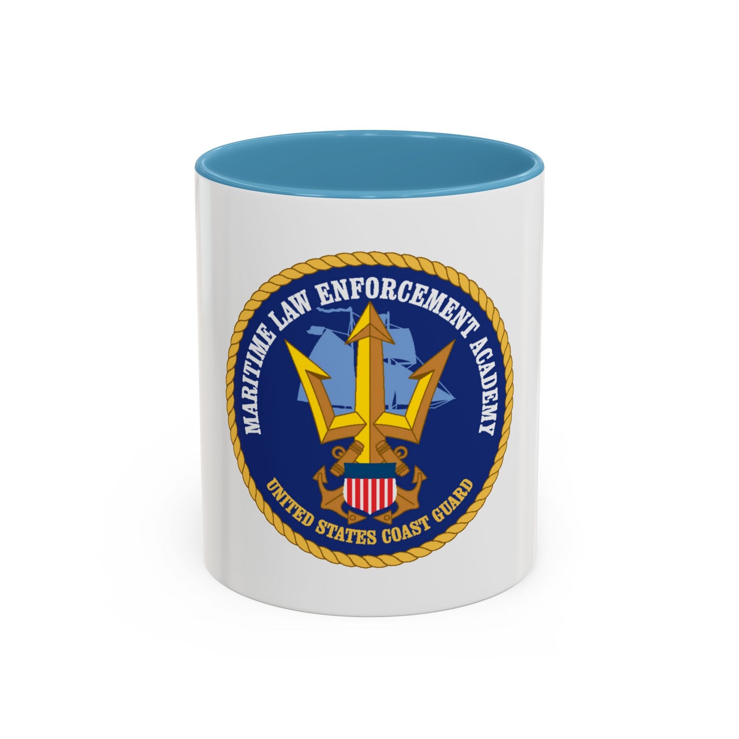 USCG Maritime Law Enforcement Academy (U.S. Coast Guard) Accent Coffee Mug