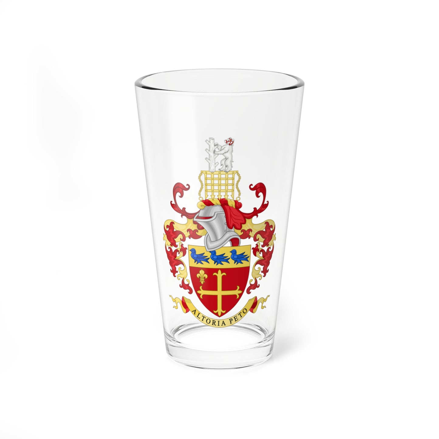 Coat of Arms of Warwick School (England) (Coat of Arms) Pint Glass 16oz