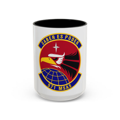 571st Mobility Support Advisory Squadron (U.S. Air Force) Accent Coffee Mug