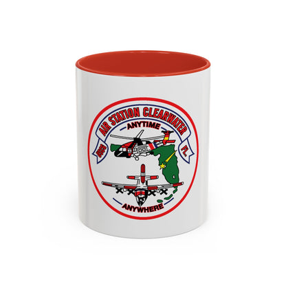 USCG Air Station Clearwater FL (U.S. Coast Guard) Accent Coffee Mug