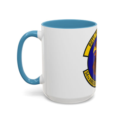 54 Aircraft Maintenance Squadron AETC (U.S. Air Force) Accent Coffee Mug