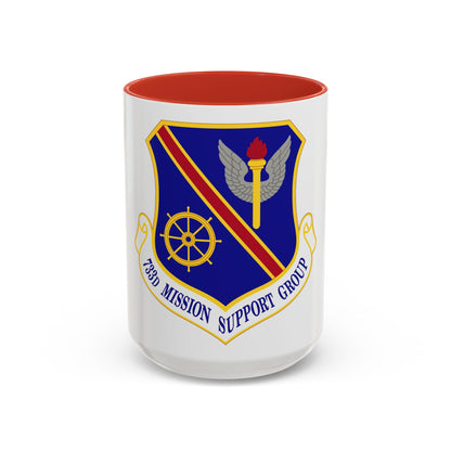 733d Mission Support Group (U.S. Air Force) Accent Coffee Mug