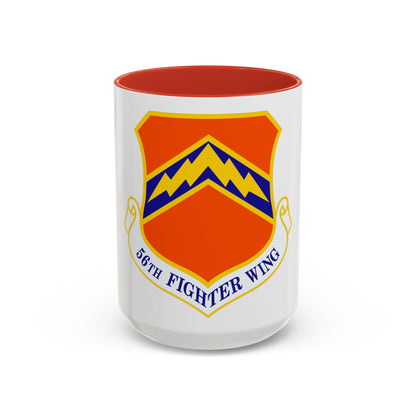 56th Fighter Wing (U.S. Air Force) Accent Coffee Mug