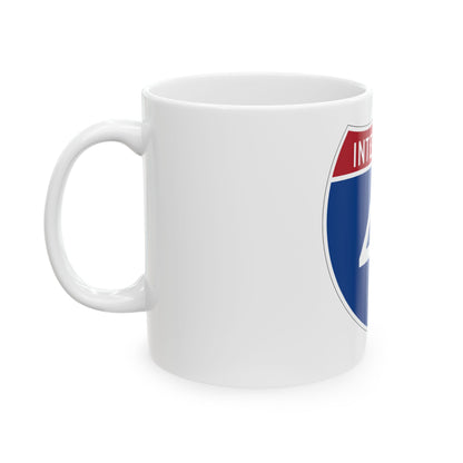 Interstate 41 (U.S. Highways) White Coffee Mug