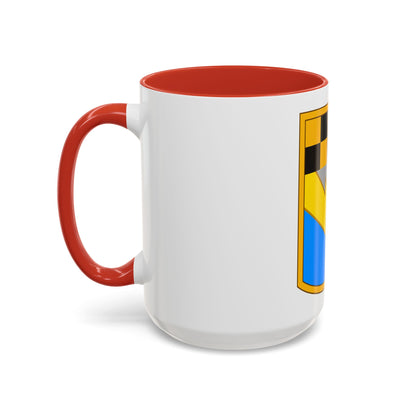 525th Expeditionary Military Intelligence Brigade (U.S. Army) Accent Coffee Mug