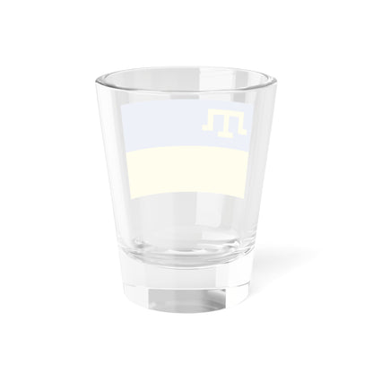 Ukraine and Crimean Tatar (Russia) Shot Glass 1.5oz