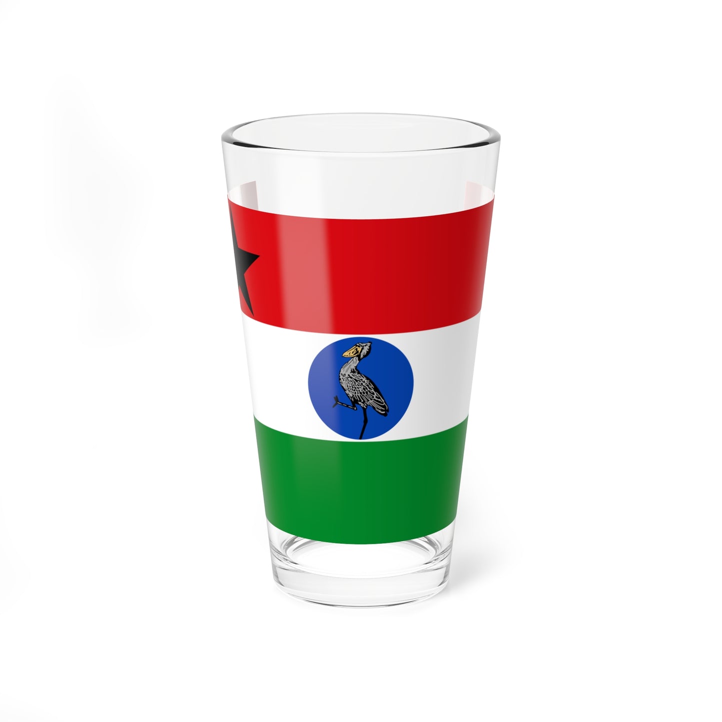 Flag of the Nile Republic (South Sudan) Pint Glass 16oz