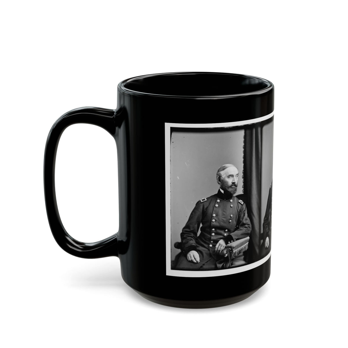 Brig. Gen. G.W. Cullum Was Appointed Chief Of Staff To General Henry W. Halleck (U.S. Civil War) Black Coffee Mug