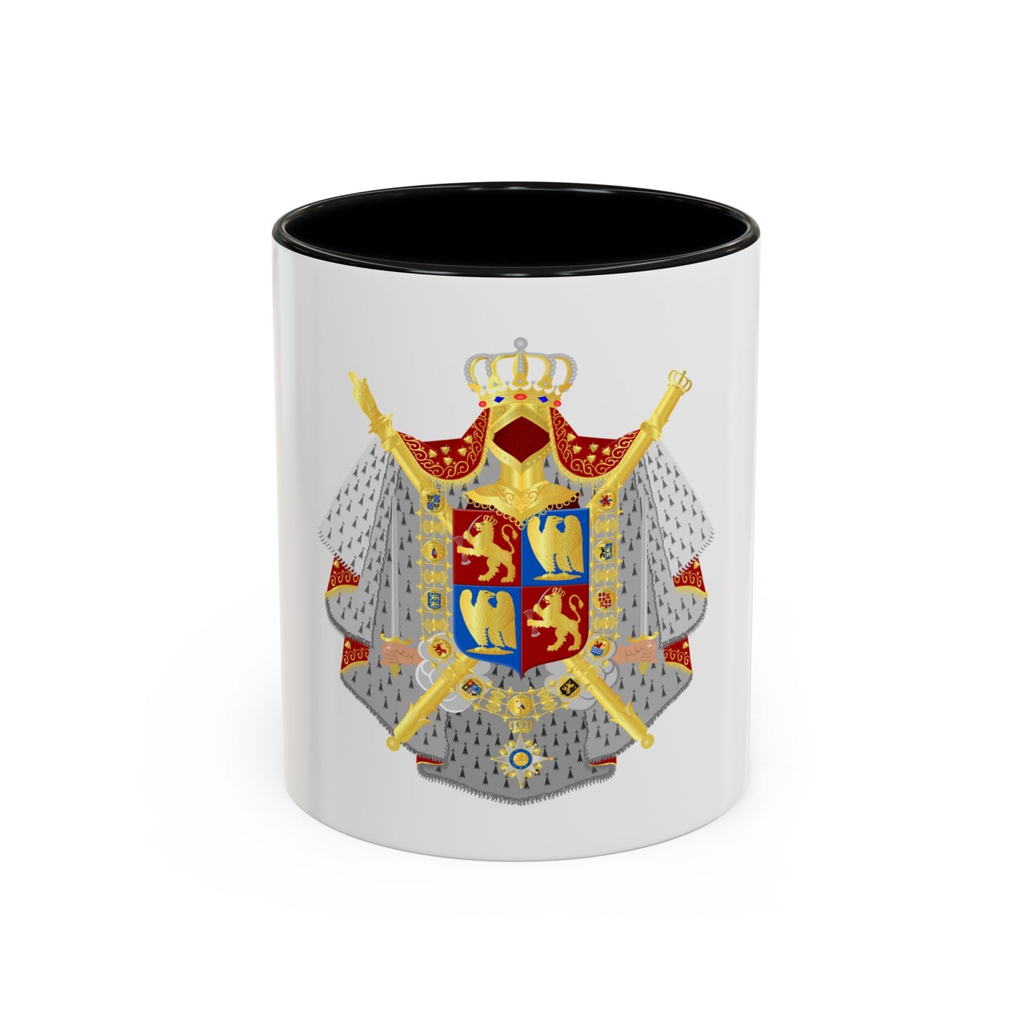 Coat of arms of kingdom Holland King Lodewijk 1808 - Accent Coffee Mug
