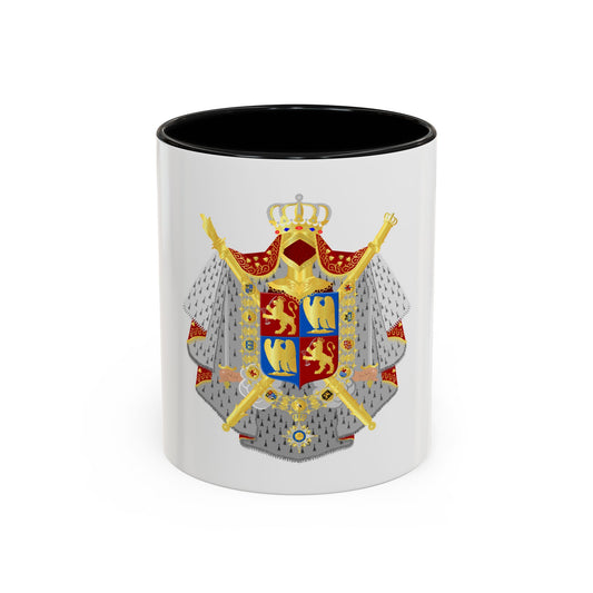 Coat of arms of kingdom Holland King Lodewijk 1808 - Accent Coffee Mug
