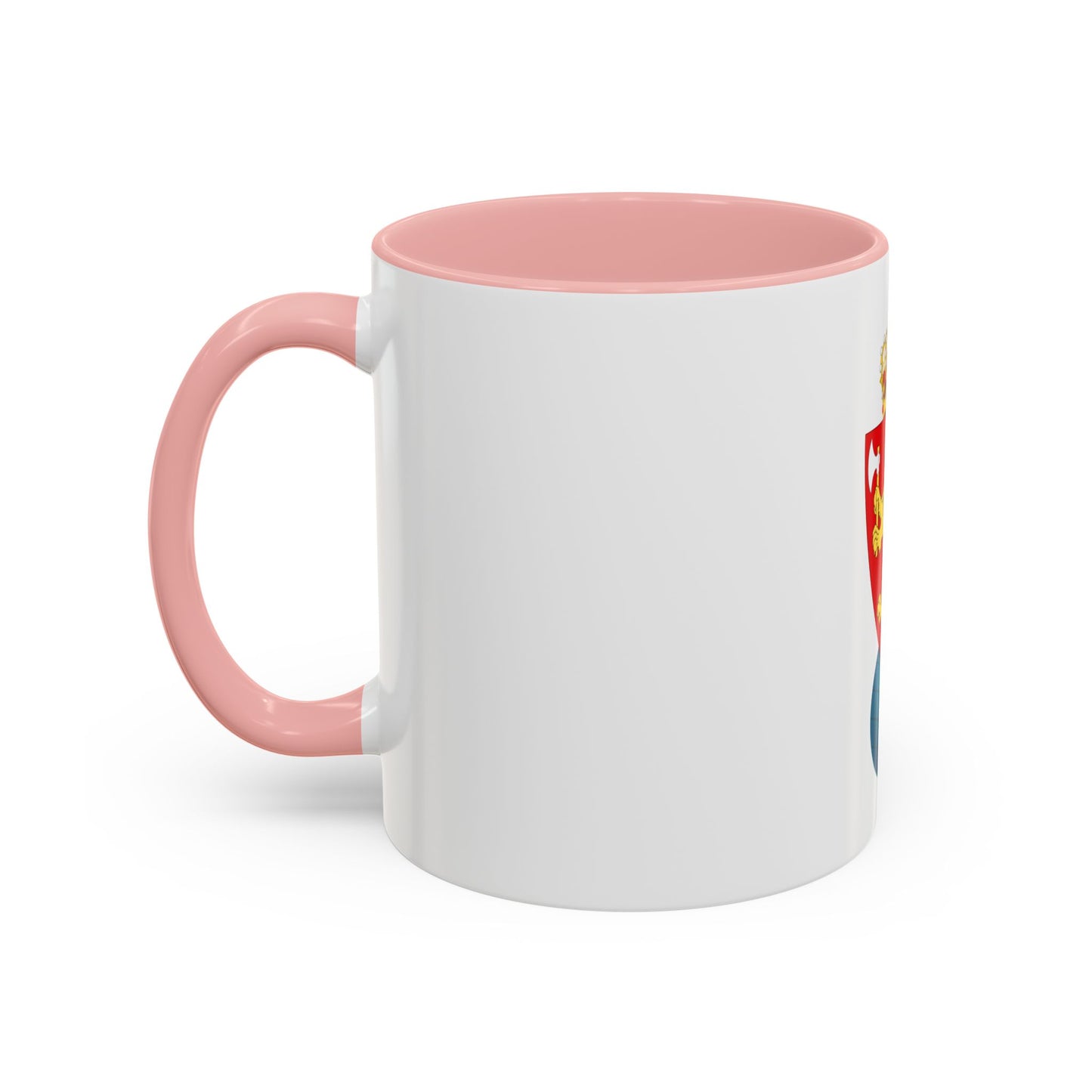 Coat of arms of the Geographical Survey of Norway - Accent Coffee Mug