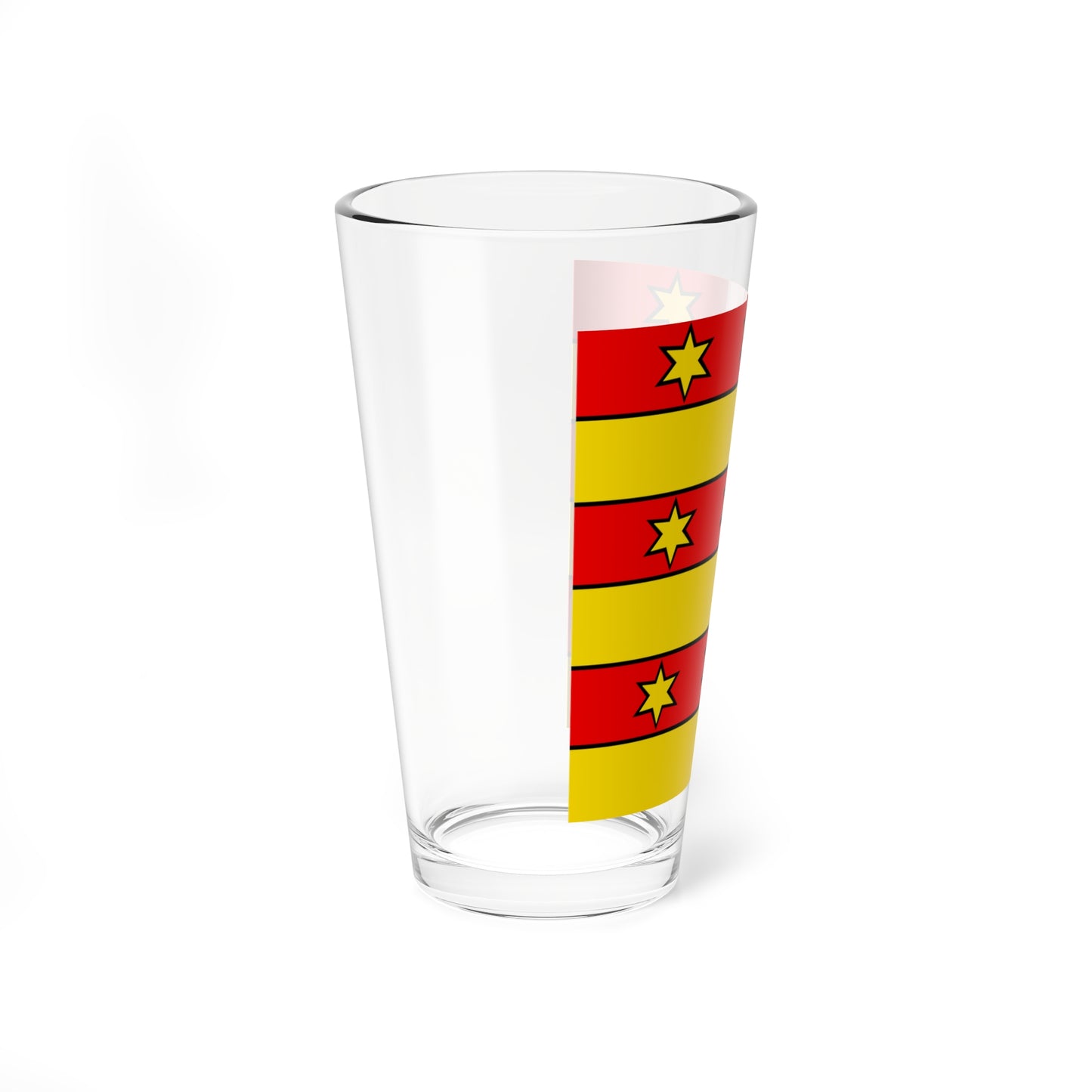 CHE Bezirk Rheinfelden Flag (Switzerland) Pint Glass 16oz