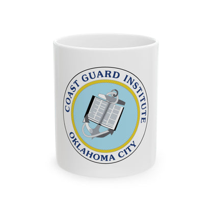 USCG Institute Oklahoma City 2 (U.S. Coast Guard) White Coffee Mug