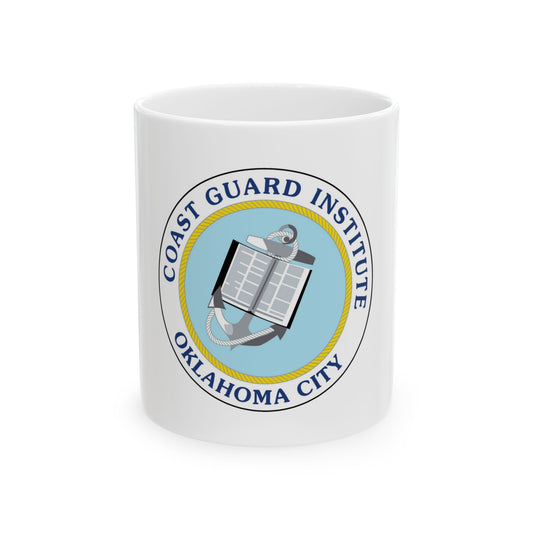 USCG Institute Oklahoma City 2 (U.S. Coast Guard) White Coffee Mug