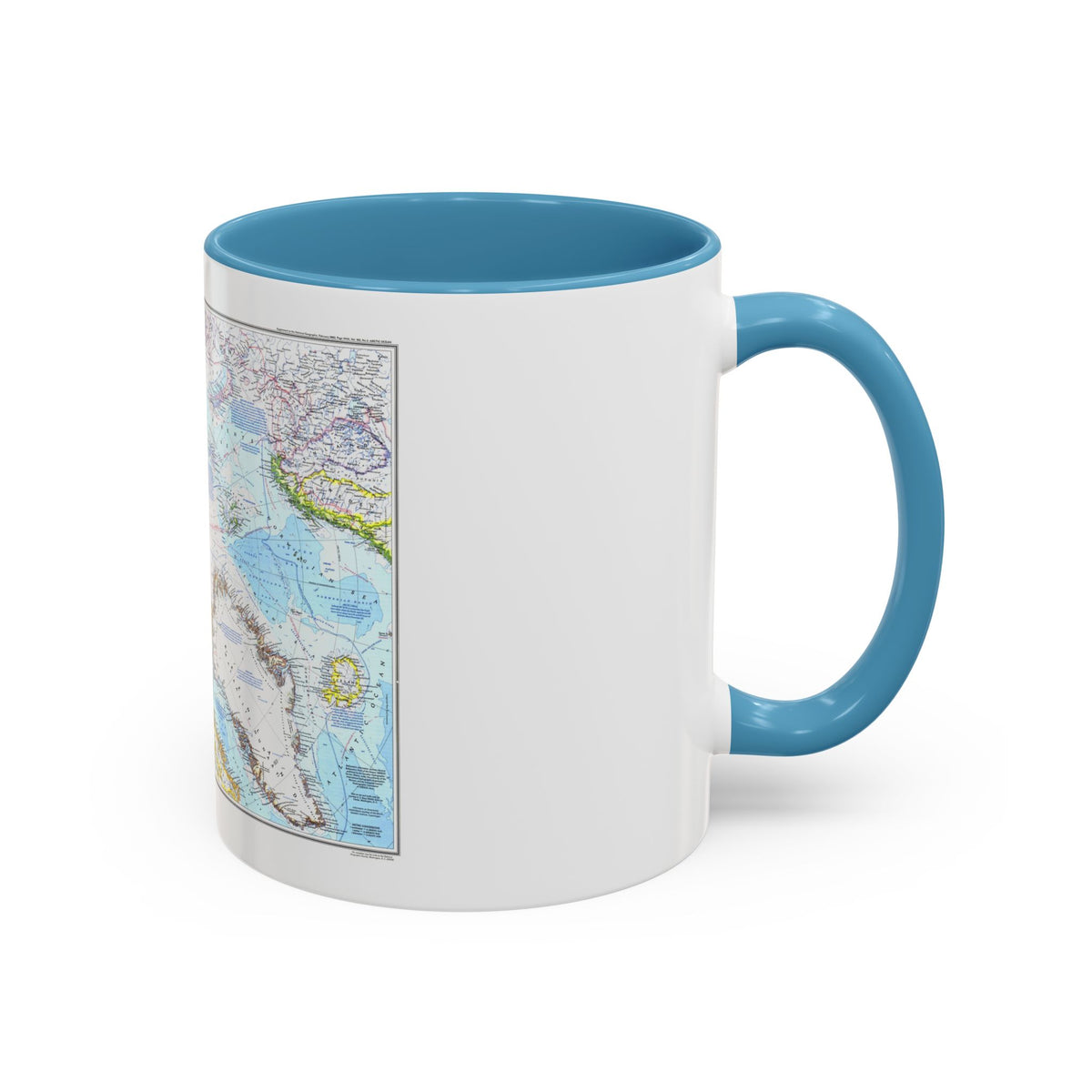 Arctic Ocean (1983) (Map) Accent Coffee Mug