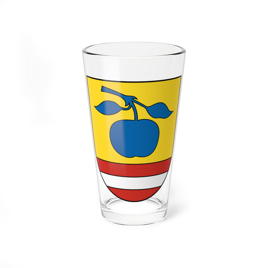 Coat of Arms of Vyšné Opátske (Slovakia) (Coat of Arms) Pint Glass 16oz