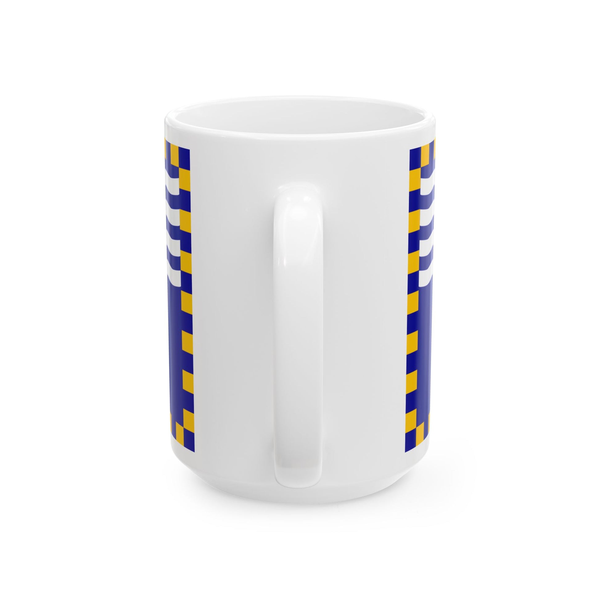 Flag of the City of Brisbane Australia - White Coffee Mug-Go Mug Yourself