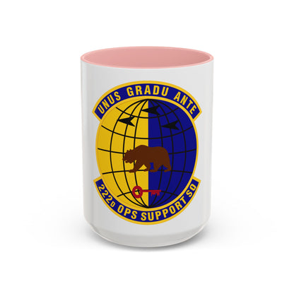 222d Operations Support Squadron (U.S. Air Force) Accent Coffee Mug