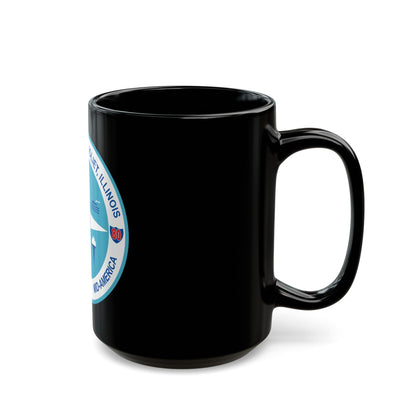 Seal of Joliet Illinois - Black Coffee Mug