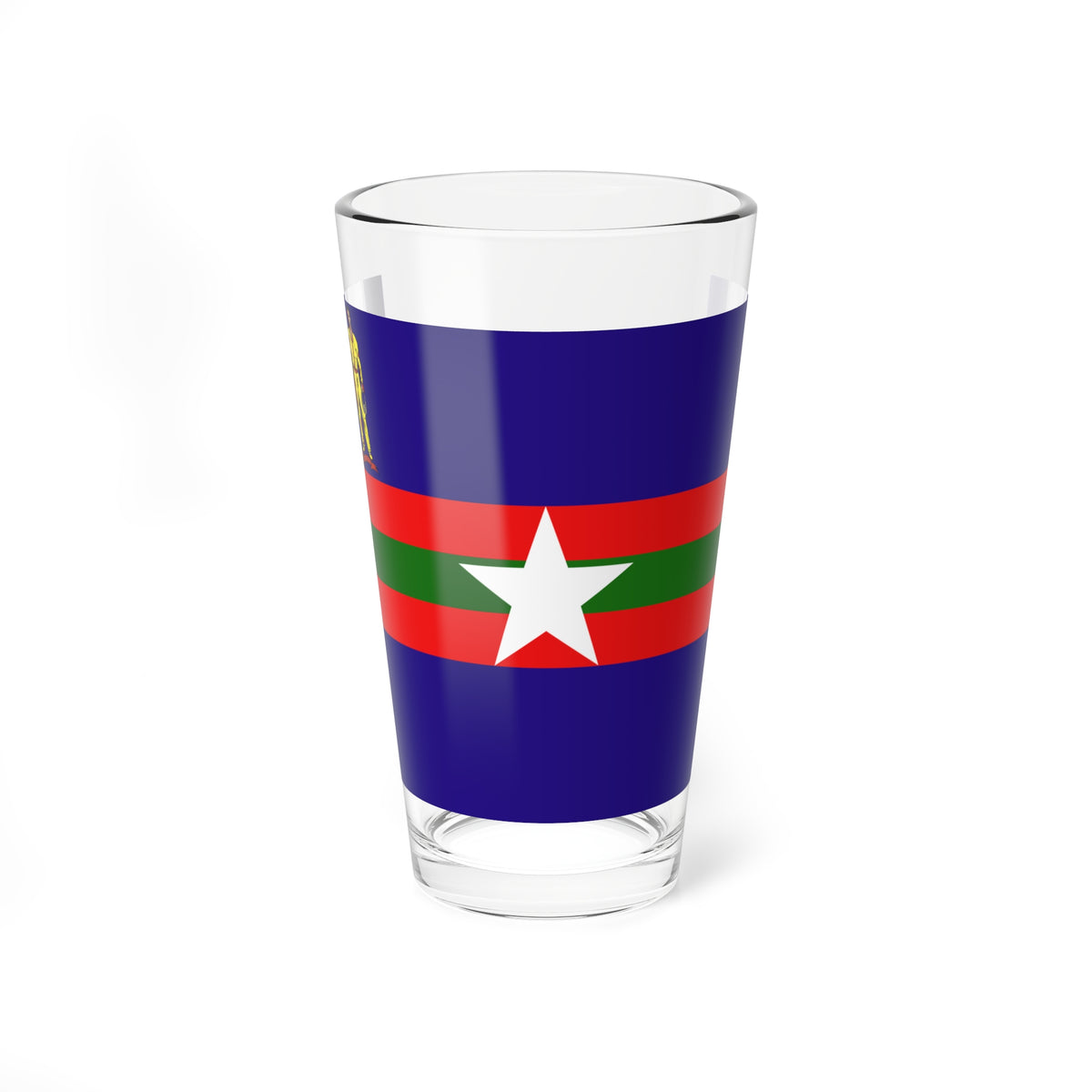 Bandera del Municipio Alberto Adriani (Venezuela) Pint Glass 16oz