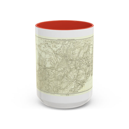 Asia - Kirin, Harbin, Vladivostok (1905) (Map) Accent Coffee Mug