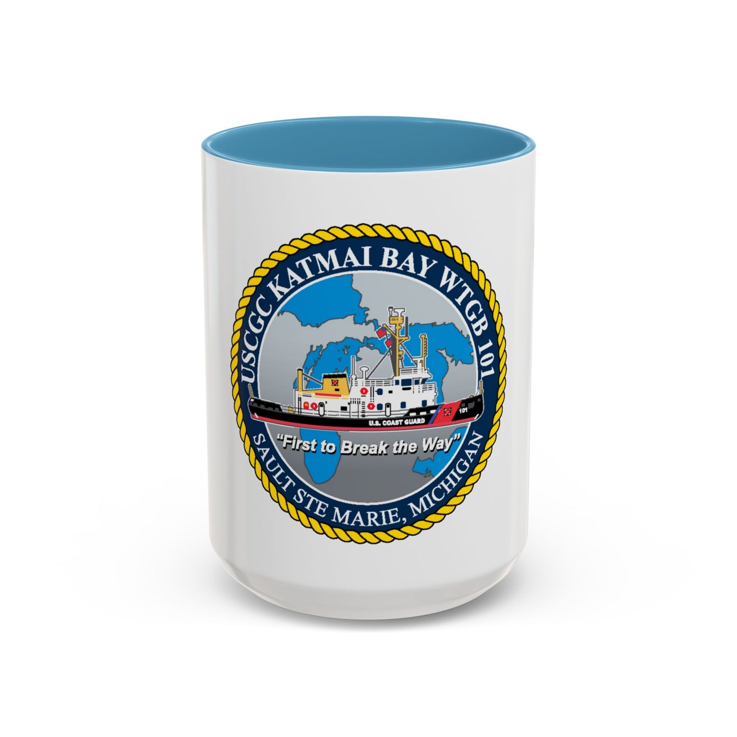 USCG Katmai Bay WTGB 101 (U.S. Coast Guard) Accent Coffee Mug
